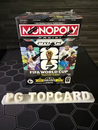 Scatola Monopoly Panini Prizm Coppa del Mondo FIFA