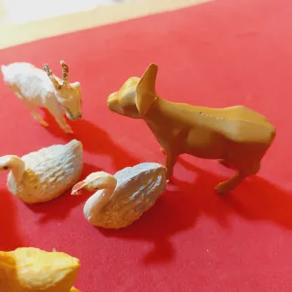 Figuras Belén antiguas Plástico Animales 16