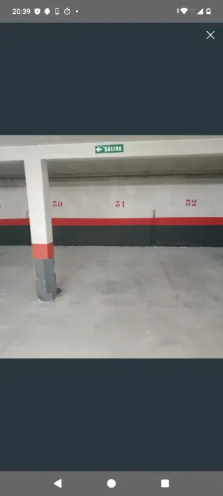 Alquiler de plaza de garaje.
