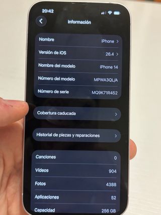 IPHONE 14 256GB COMO NUEVO!!