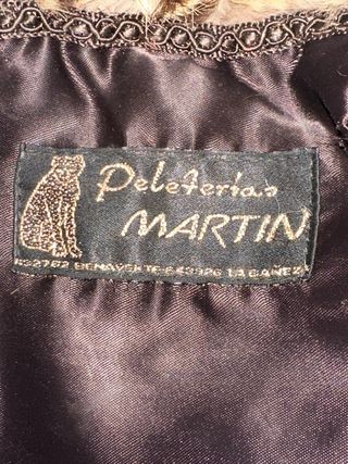 Abrigo de piel auténtica