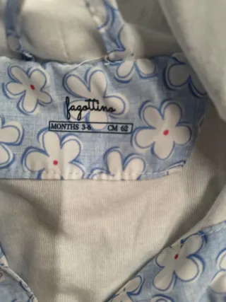 Giacca neonata floreale