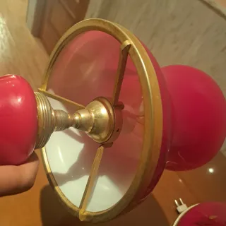 Lámparas antiguas de colección (2 unidades)