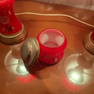 Lámparas antiguas de colección (2 unidades)