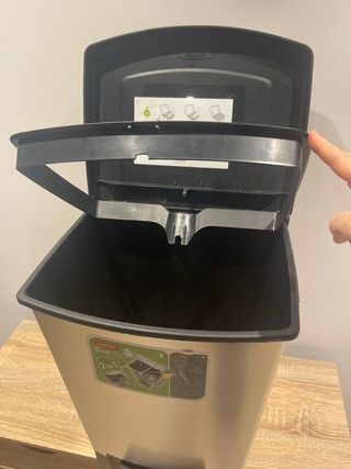 Cubo basura 25L Curver Duo 2 en 1