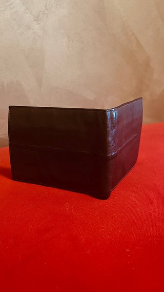 Portafoglio in pelle marrone