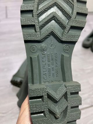 Botas de agua verdes
