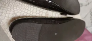 Francesitas de piel marrones con lazo