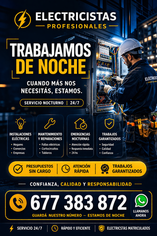 Electricista 24hs Económico