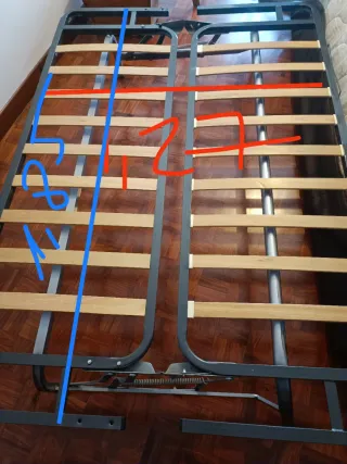 Sofá cama marrón