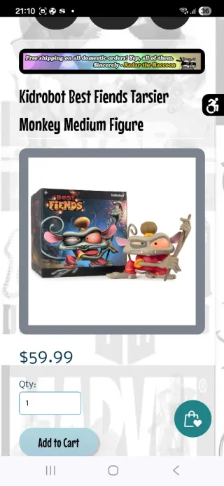 Kidrobot Best Fiends Figura