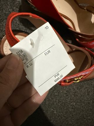 Sandalias pollini Tacón Madera