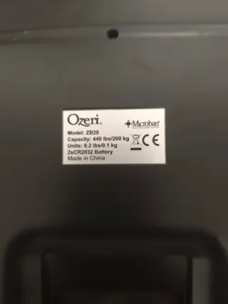 Báscula de baño Ozeri