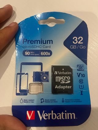 Adattatore Micro SDHC Verbatim 32GB