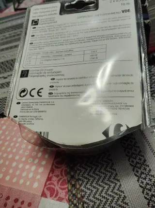 Cable Manguera Plana Carrefour 10m 2x0,75mm²