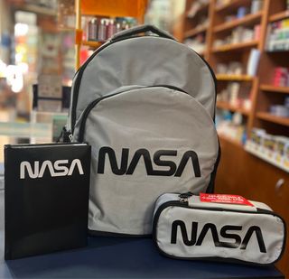 Zaino NASA grigio e nero