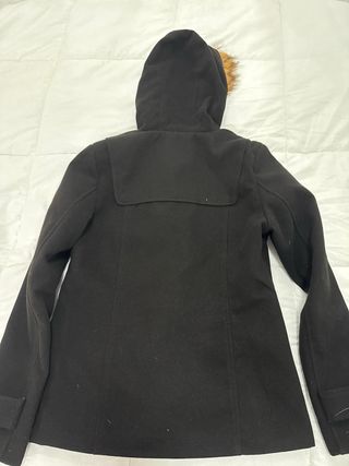 Chaqueta niña con capucha y pelo