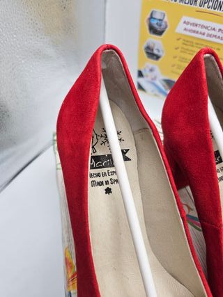 Zapatos de Tacón Rojo Marila - Talla 39