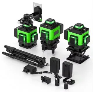Nivel Láser 4D 16 Líneas Trípode  Accesorios