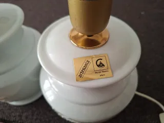 2 LÁMPARAS VINTAGE AÑOS 60 PORCELANA AÑORBE