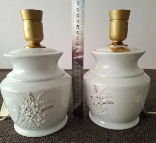 2 LÁMPARAS VINTAGE AÑOS 60 PORCELANA AÑORBE