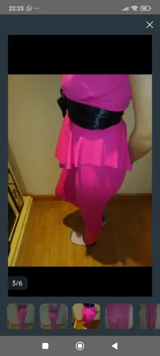Mono rosa talla S