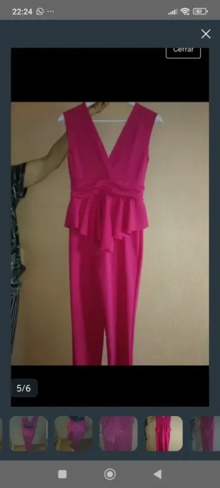 Mono rosa talla S
