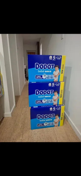 Fraldas Dodot Bebé Seco Tamanho 5