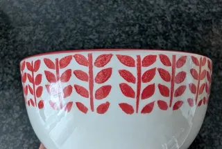 4 Boles Cerámica V&L Pintados a Mano