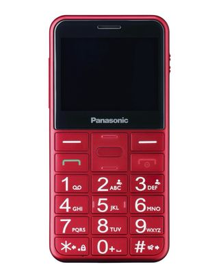Panasonic KX-TU150EXR Teléfono Móvil Dual SIM Rojo