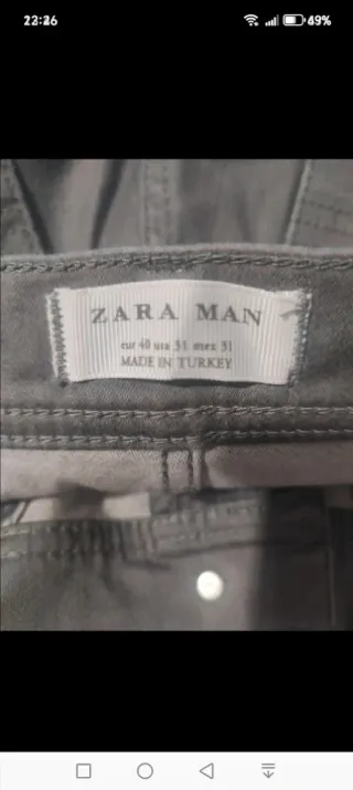 Pantaloni Zara grigi taglia 40