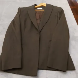 Blazer Rojo Mujer, blazer rosa y americana gris