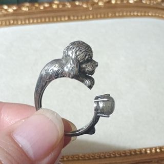 Anillo Plata Labradorita Natural Ajustable