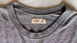 Jersey jaspeado gris Hollister