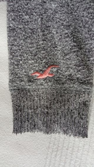 Jersey jaspeado gris Hollister