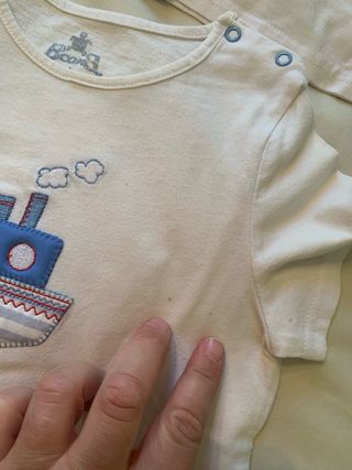 Lote Camisetas playa gemelos 3-4 años