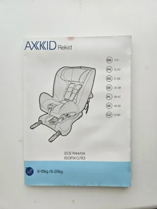 Silla de coche negra