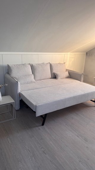 Sofá Cama Emma Beige/Gris