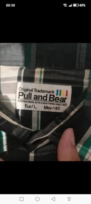 Camicia a quadri Pull&Bear