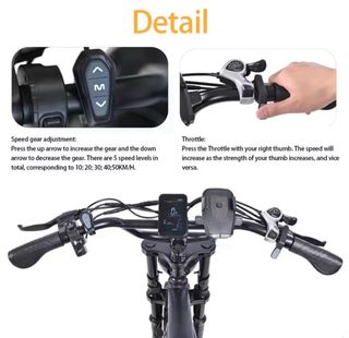 Bicicleta Eléctrica Headeer Bk20 750w 50km/h NUEVA
