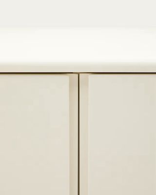 Mueble baño lacado beige 90x45cm