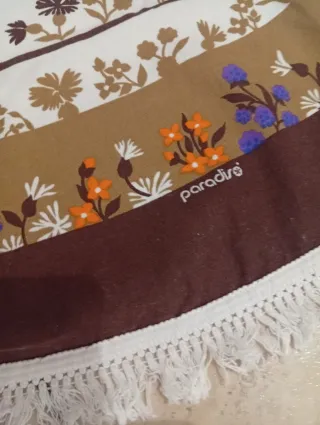 Tovaglia rotonda con frange