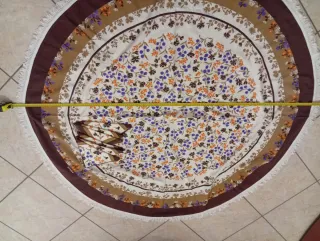 Tovaglia rotonda con frange