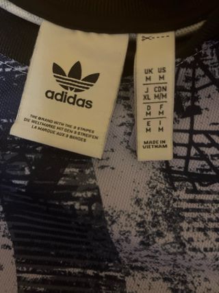 Camiseta Adidas Azul y Gris