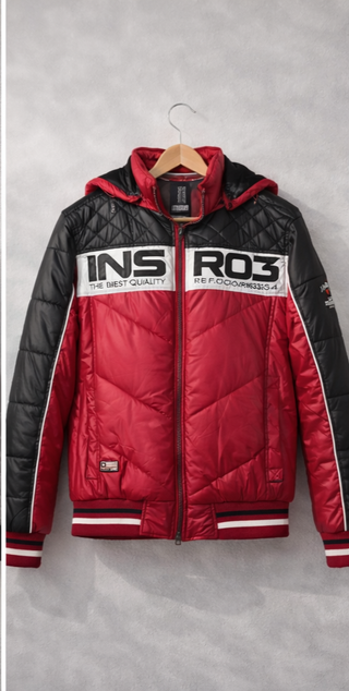 Chaqueta Inside Talla M Negra y Roja