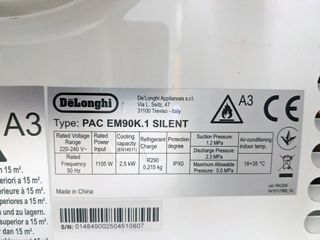 DeLonghi Pinguino Aire Acond. Nuevo