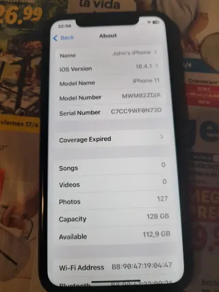 iPhone 11 128GB Buen Estado