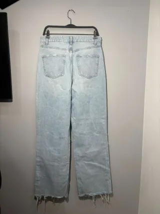 Jeans Zara donna strappati azzurri