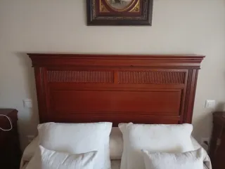 Cabecero y pies de cama de madera