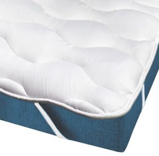 Cubrecolchón 120cm Blanco.